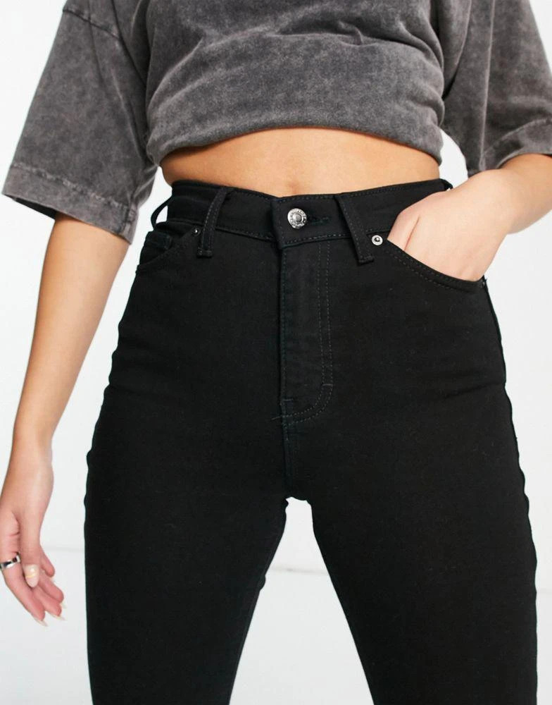 Topshop Topshop Jamie jeans in pure black  2