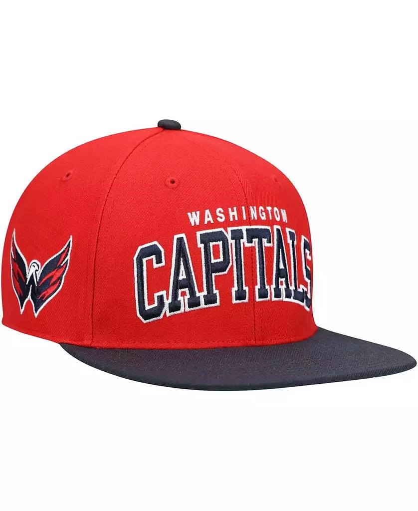 47 Brand Men's Red Washington Capitals Captain Snapback Hat 3