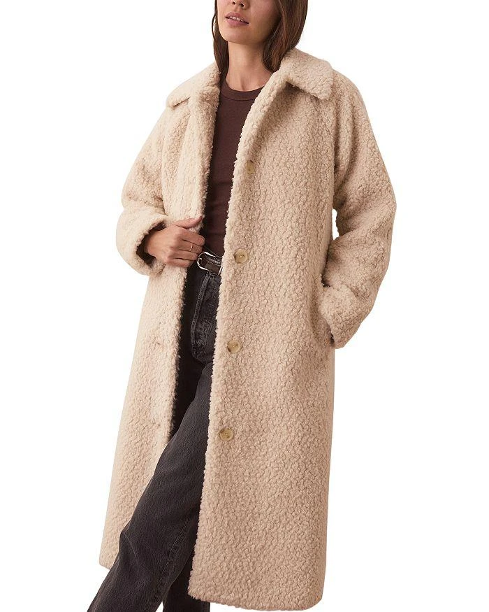 Marine Layer Sherpa Fleece Coat 4