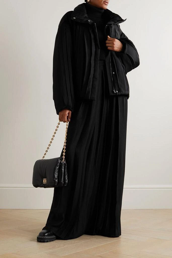 Joseph Hart oversized padded plissé-satin jacket 2