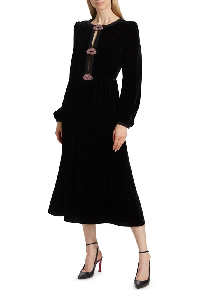 Saloni Camille Bows Dress 2