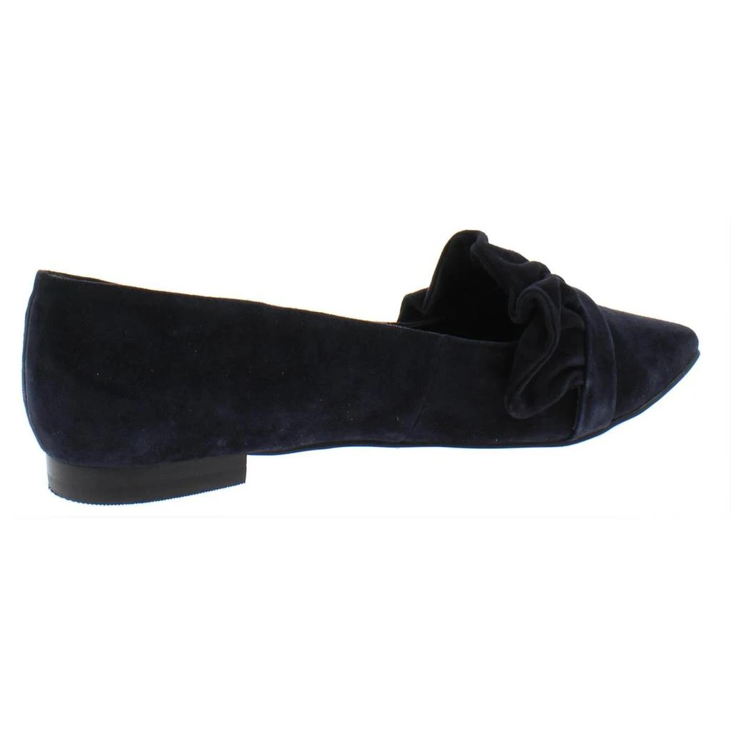 Sole Society Kamber Womens Suede Ruffled Pointed Toe Flats 2