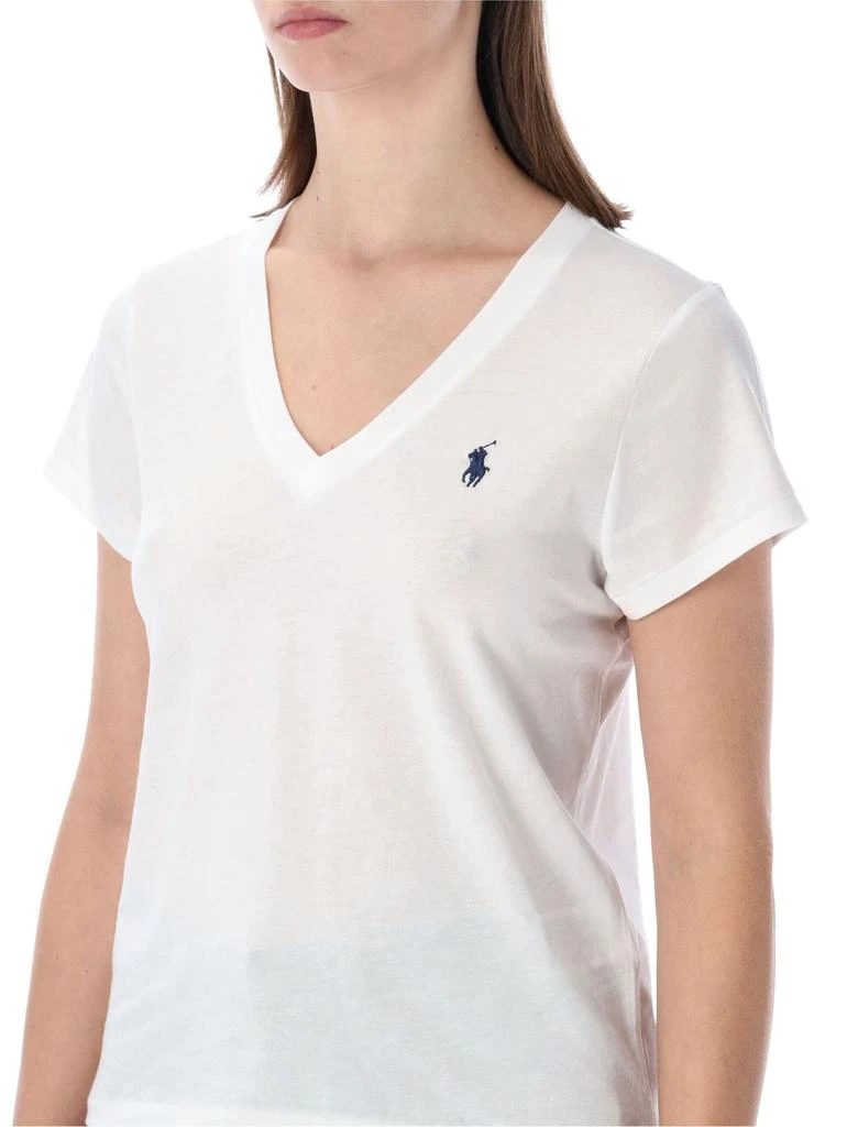 Ralph Lauren Polo Ralph Lauren Logo Embroidered V-Neck T-Shirt 3
