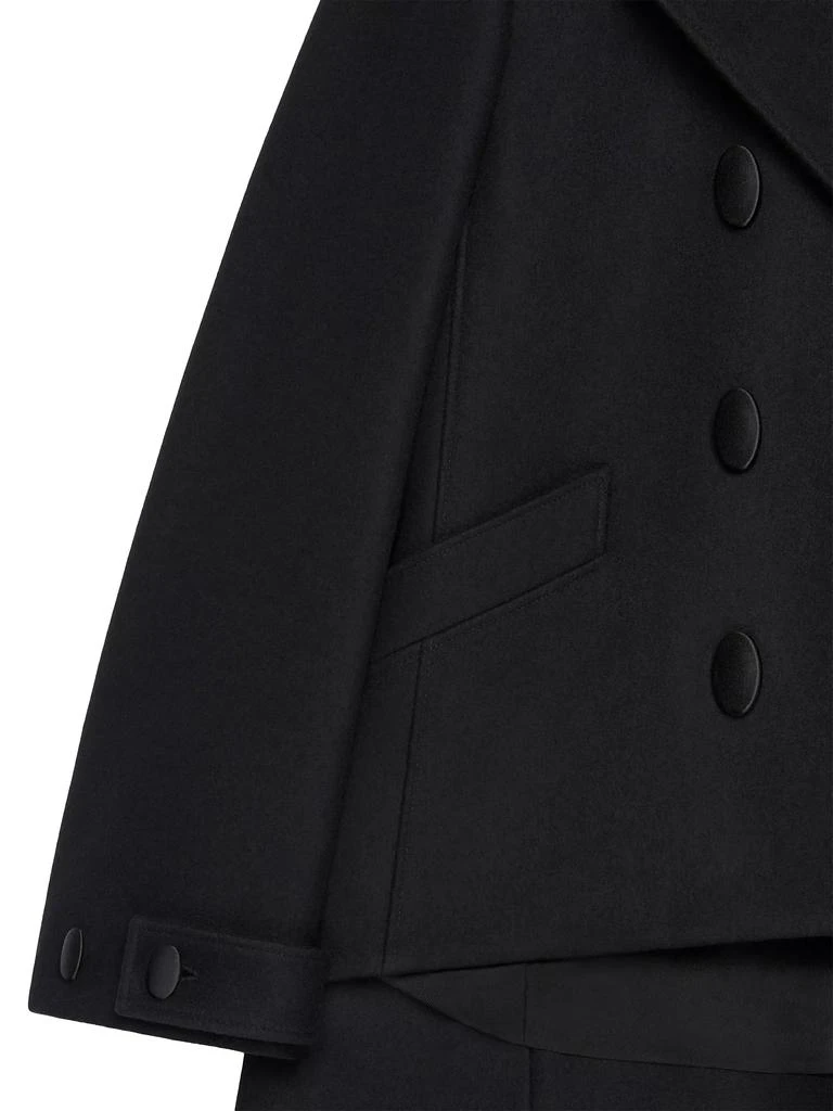 Givenchy Oversized Asymmetric Peacoat in Wool 3
