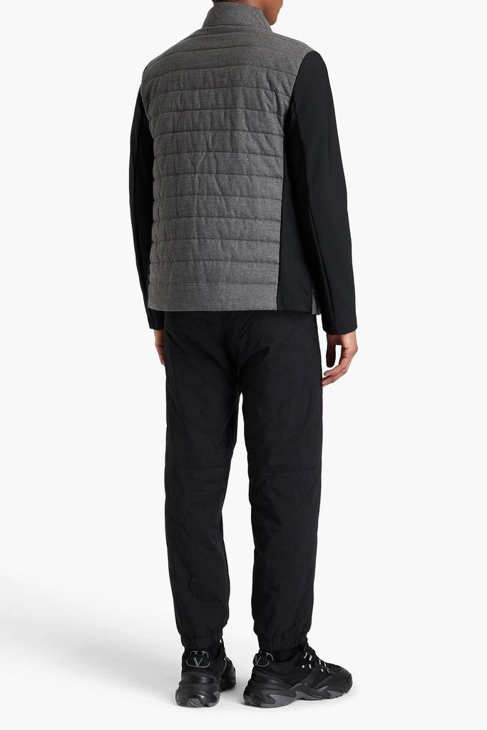 Fusalp Erwin quilted wool-blend twill and scuba jacket 3