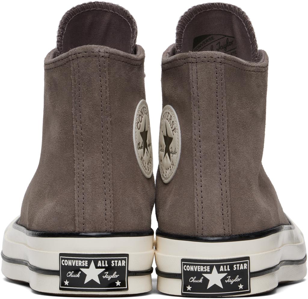 Converse Taupe Chuck 70 Heritage Suede Sneakers