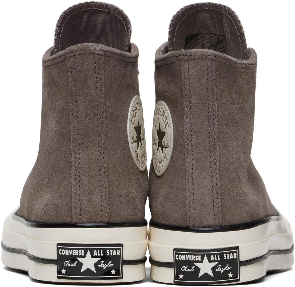 Converse Taupe Chuck 70 Heritage Suede Sneakers 2