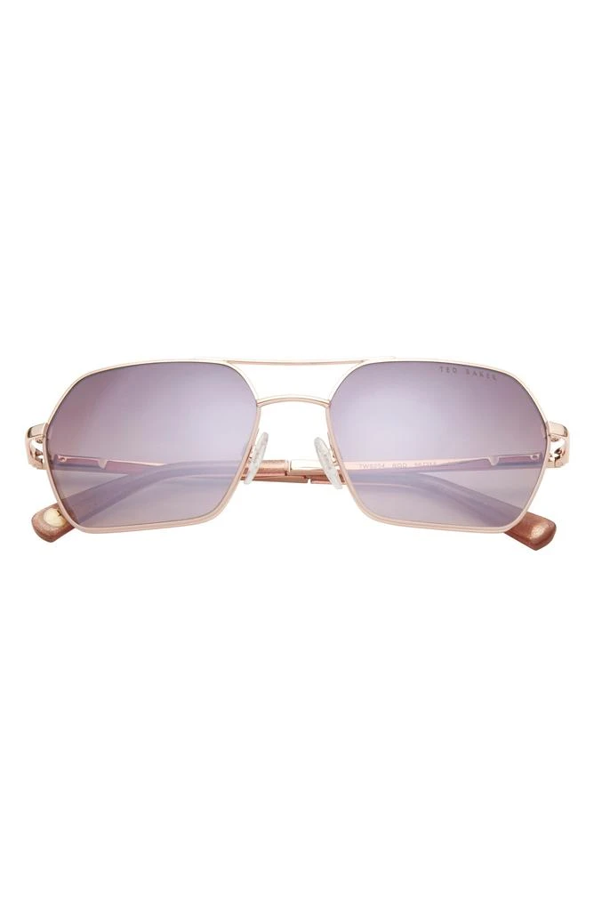 Shop 56mm Geometric Sunglasses on Sale at BeyondStyle – Get  display picture 1