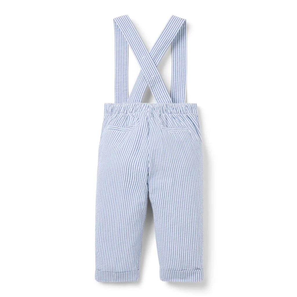 Janie and Jack Seersucker Suspender Pants (infant) 2
