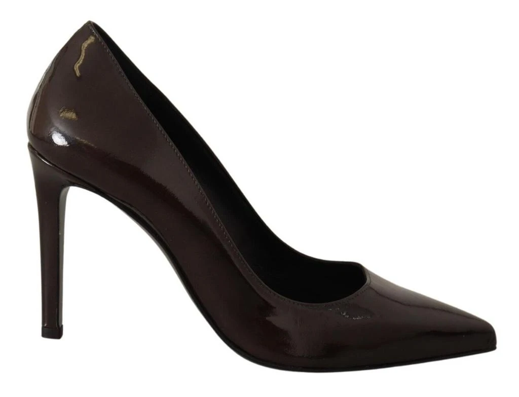 Sofia Sofia Elegant Brown Leather Heels Pumps 1