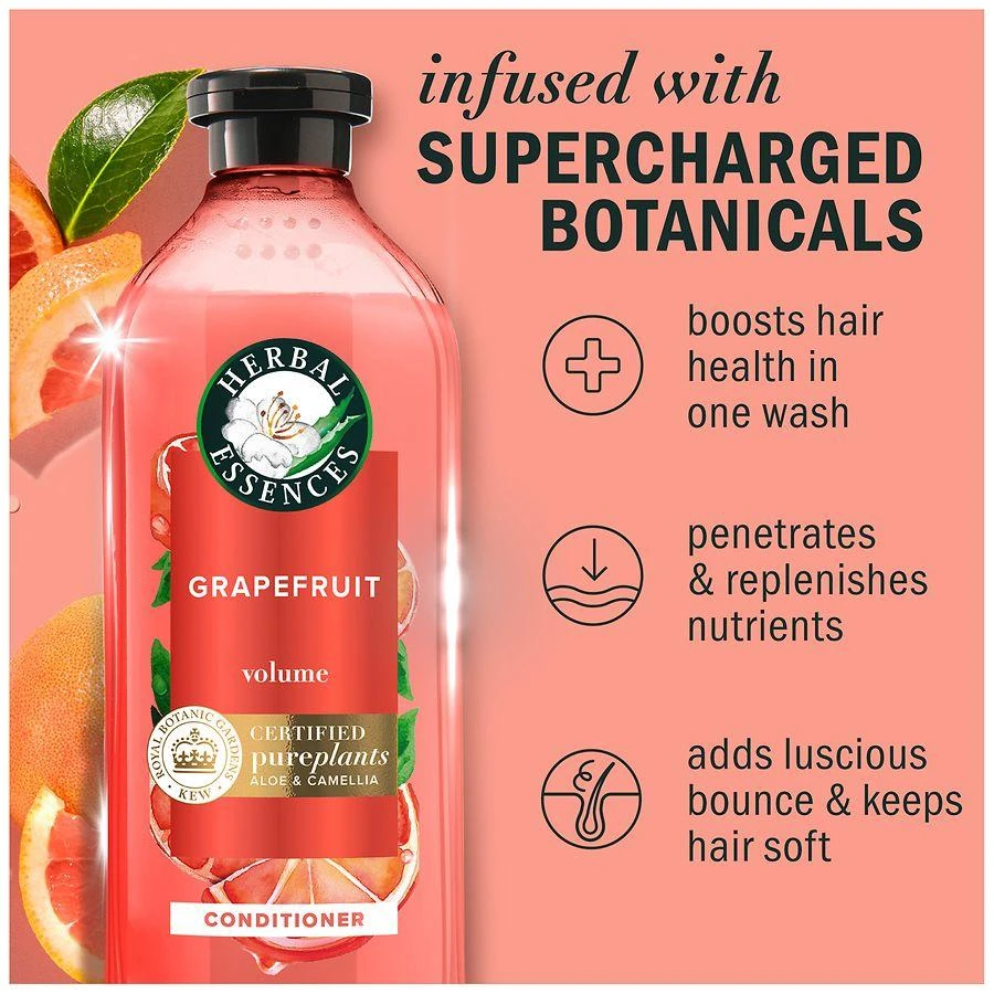 Herbal Essences Volumizing Conditioner, For All Hair Types Grapefruit 3