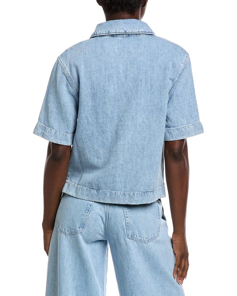 7 For All Mankind Linen-Blend Polo Shirt