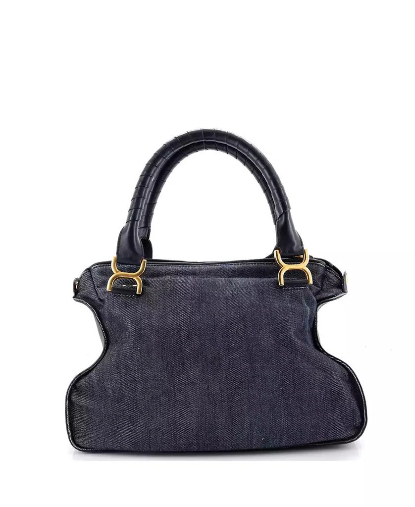 Pre-Owned Chloe Medium Marcie Satchel Denim 3