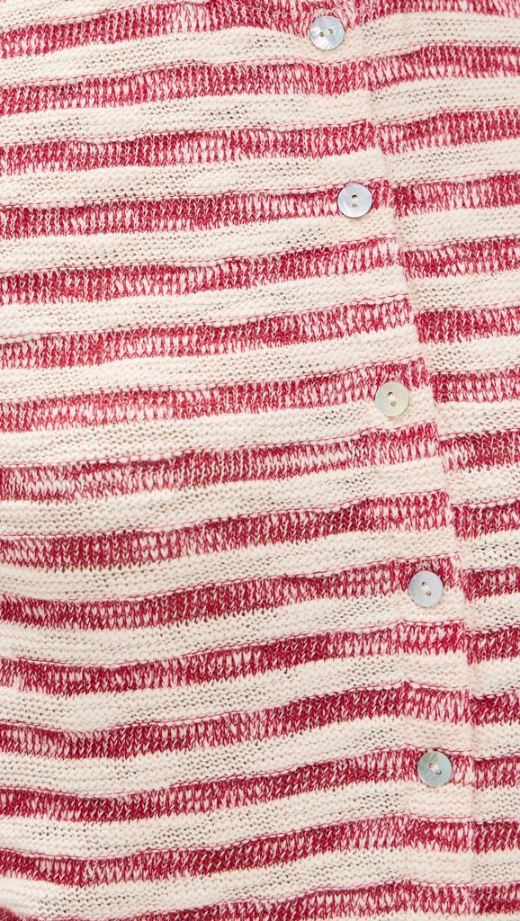 Madewell Crew Neck Sweater Vest In Stripe 5