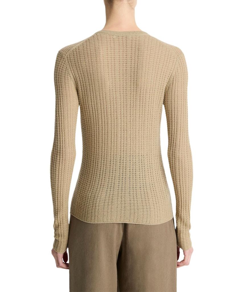 Vince Waffle Knit Cashmere & Silk-Blend Henley