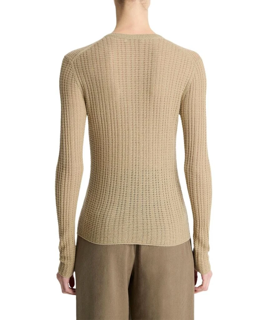 Vince Waffle Knit Cashmere & Silk-Blend Henley 2