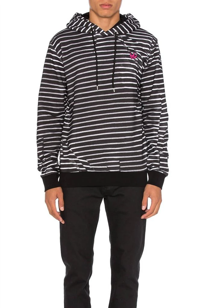 Mcq Alexander Mcqueen Mens Clean Hoodie In Black/white 1