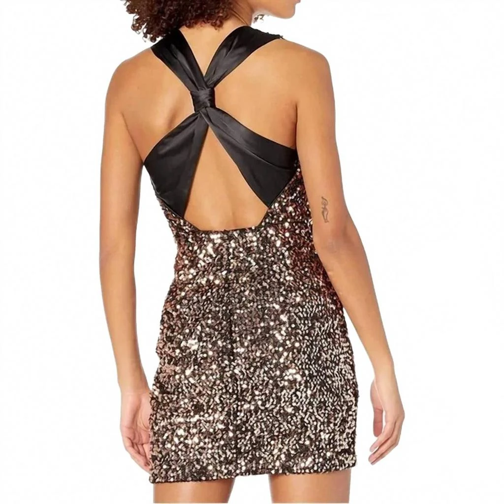 tinsel dress gold Self-Portrait // Gold & Mulitcolour Tinsel Boucle Dress & Jacket Set – VSP  Consignment main image 0