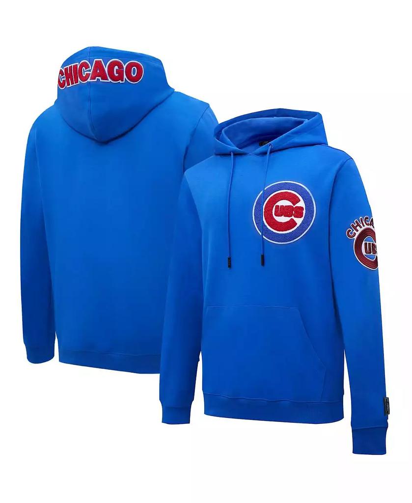 Pro Standard Men's Royal Chicago Cubs Logo Pullover Hoodie