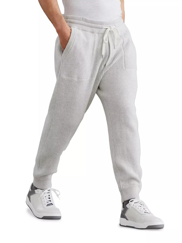 Brunello Cucinelli Cashmere English Rib Knit Joggers 2