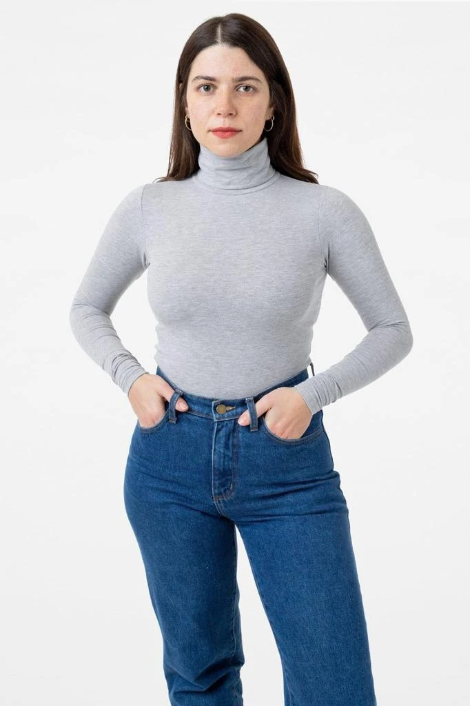 Los Angeles Apparel 8306 - Cotton Spandex Turtleneck 9