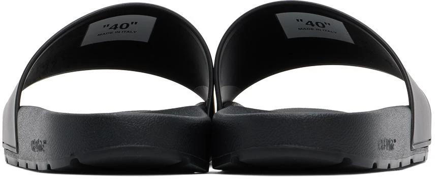 Black Bookish Pool Slides – On Sale Now with Up to 35% Off  display picture 1