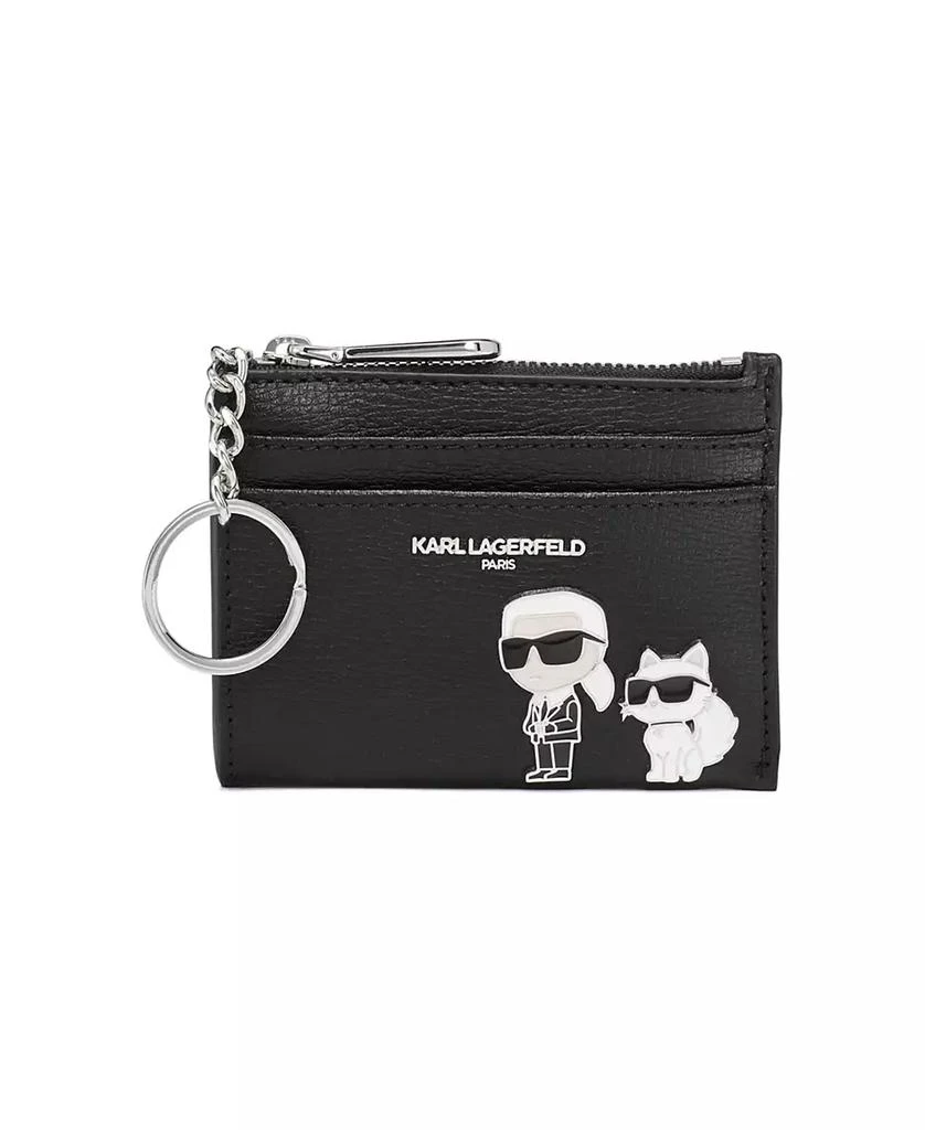 Karl Lagerfeld Paris Key Ring Card Case Wallet