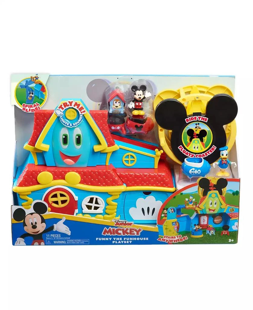 Mickey Mouse Disney Junior Funny the Funhouse Playset with Bonus Figures 2