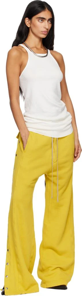 Rick Owens Yellow Concordians Pusher Lounge Pants 4