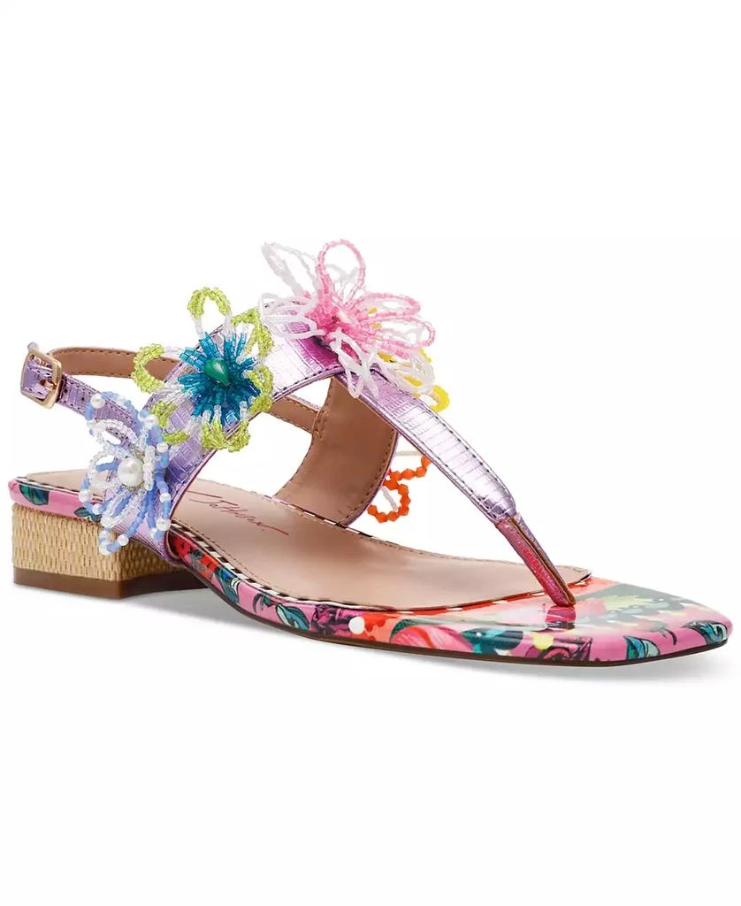 Betsey Johnson Women's Jaydda Thong Slingback Sandals 1