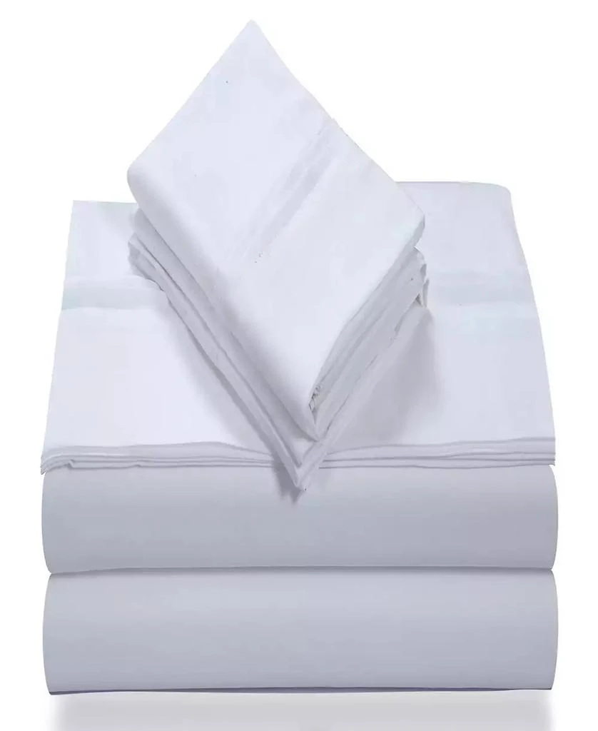 Tribeca Living Super Soft Solid Easy-Care Extra Deep Pocket Sheet Set, Twin XL 2