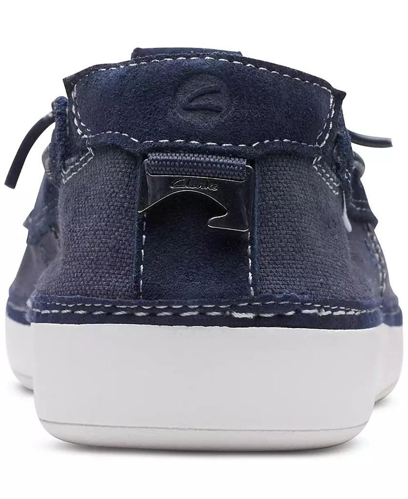 Clarks Men's Higley Tie Slip-On Canvas Boat Shoes 2