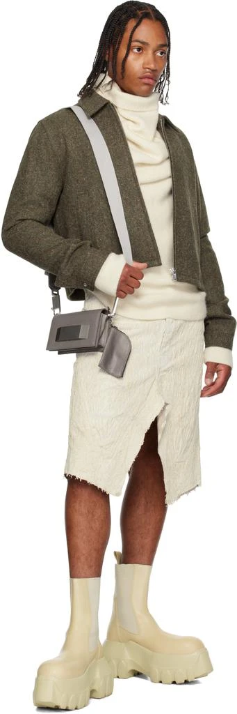 Rick Owens Gray Concordians Mini Griffin bag 4