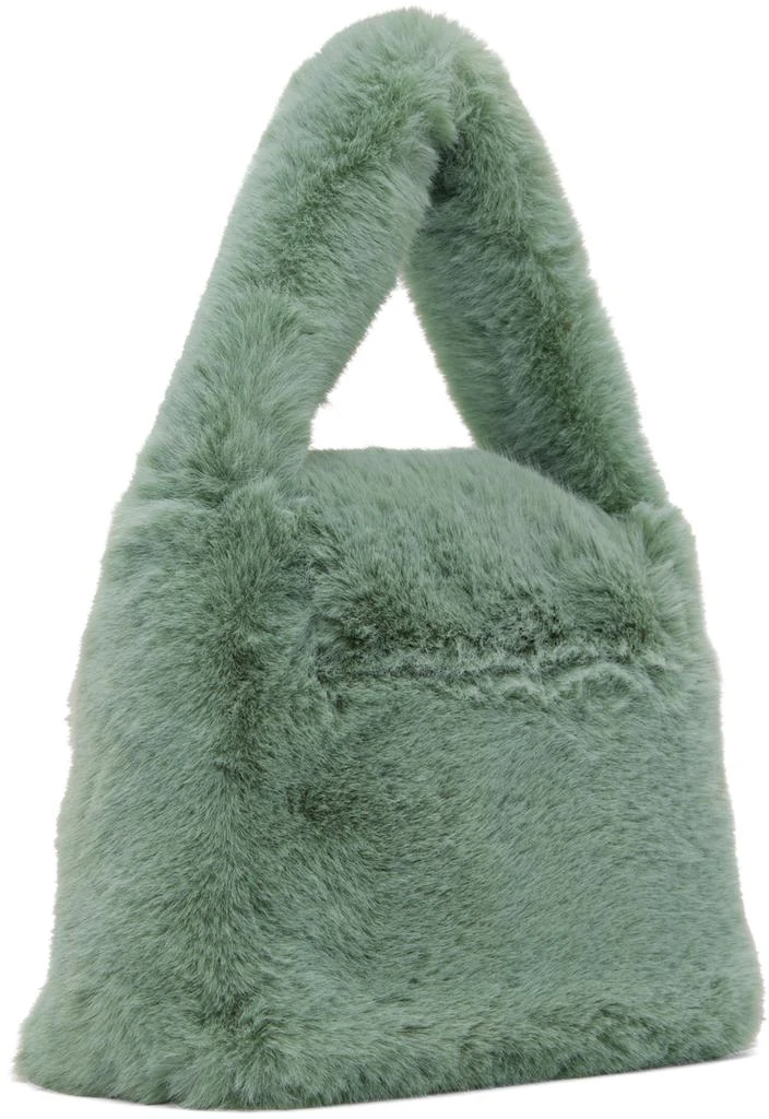 Blumarine Green Faux-Fur Bag 3