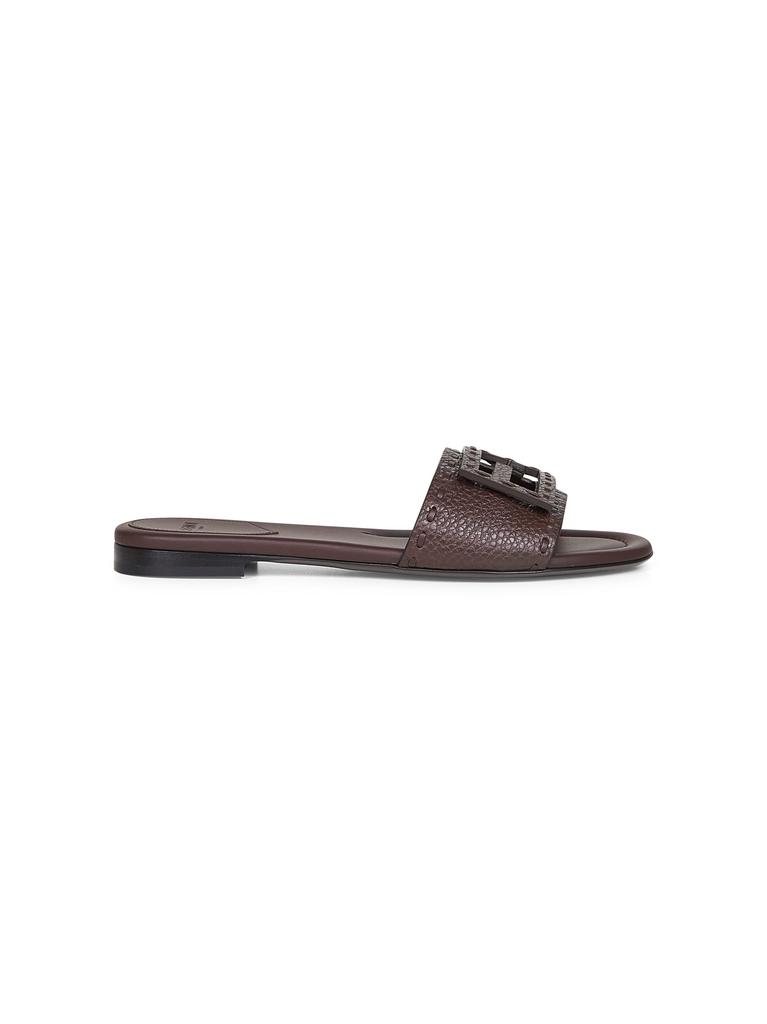 【関税&送料込】Fendi Coral Leather Baguette Slippers Fendi CORAL LEATHER BAGUETTE SLIPPERS - Slippers - BeyondStyle