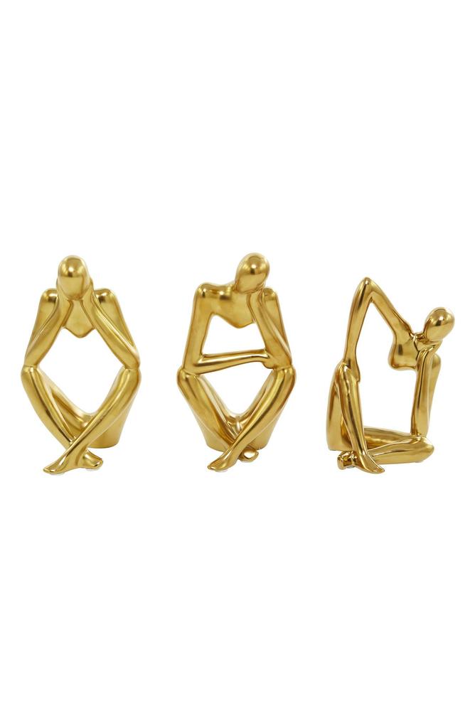UMA Set of 3 Contemporary Porcelain Statues