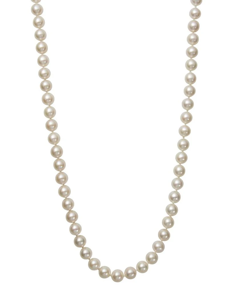 Bloomingdale's Cultured Freshwater Pearl Necklace in 14K Yellow Gold, 18" 1