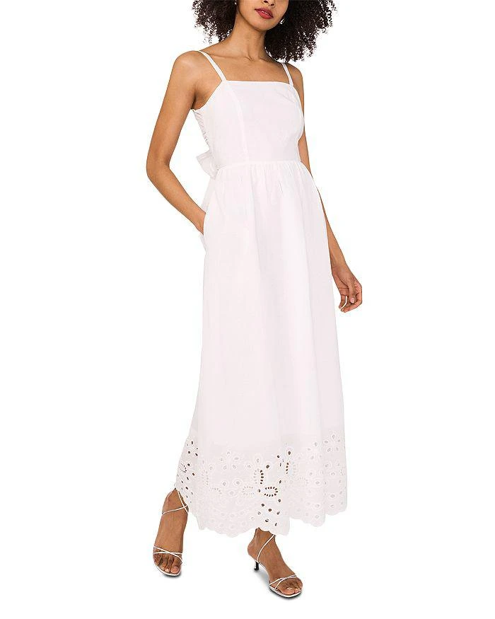 1.STATE Tie Back Midi Dress - Ultra White