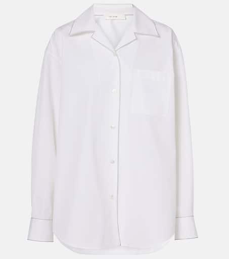 The Row Ashlin cotton poplin shirt