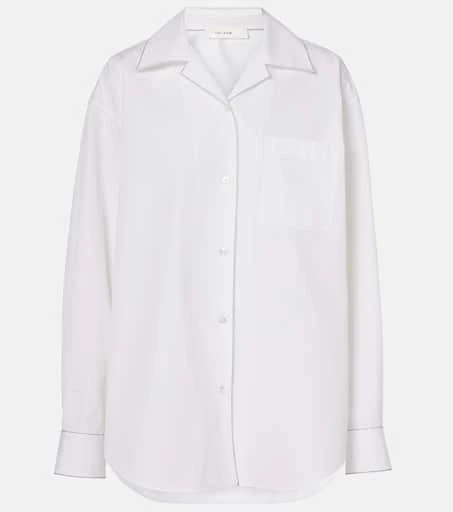 The Row Ashlin cotton poplin shirt 1