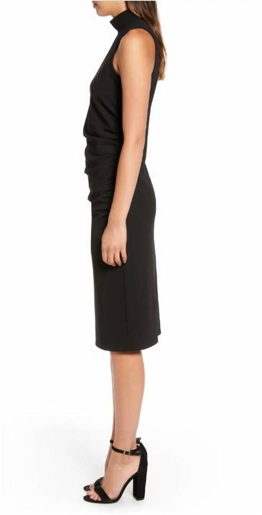 Chelsea28 Chelsea28 - Mock Neck Sleeveless Sheath Dress