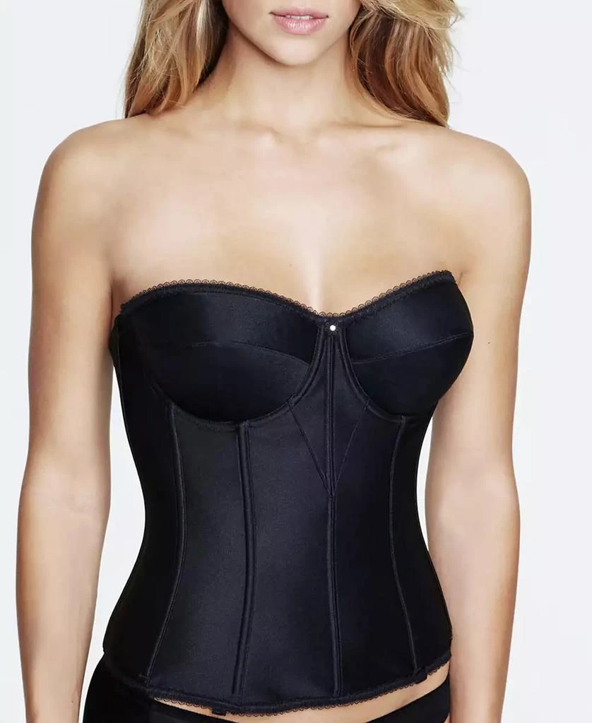 Dominique Juliette Satin Corset Strapless Longline 89 1