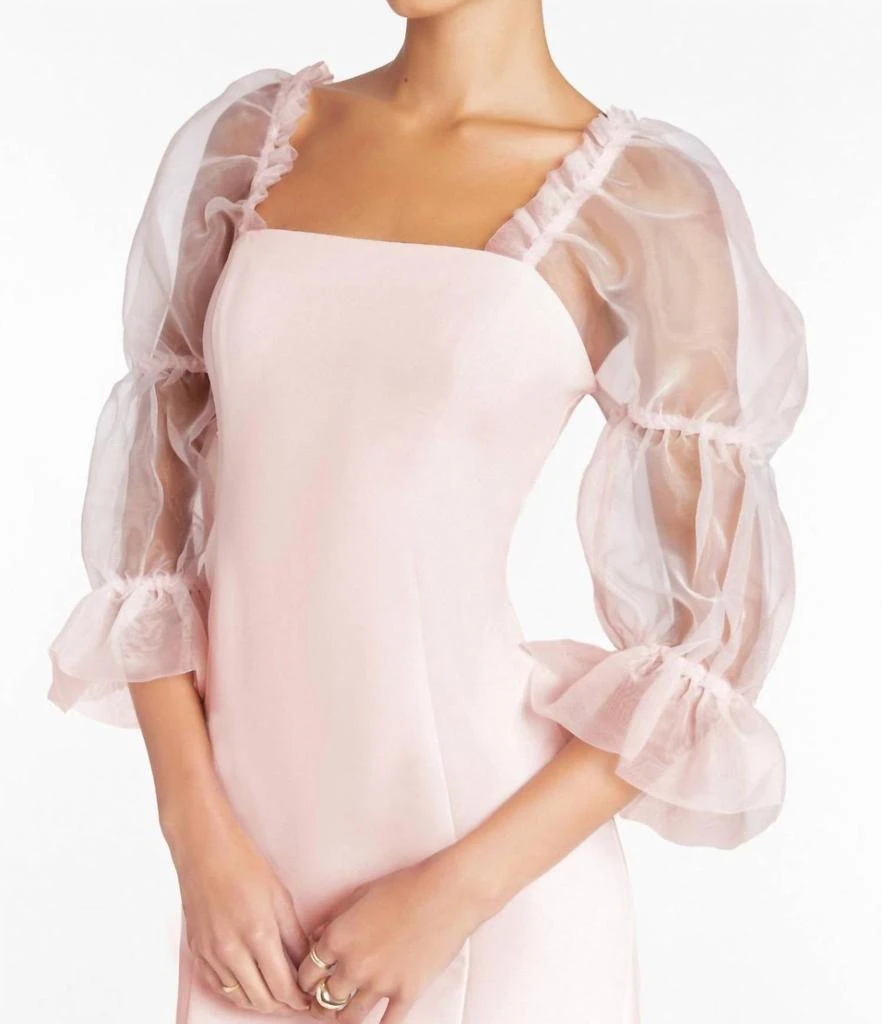 Amanda Uprichard Tia Dress In Blush 3