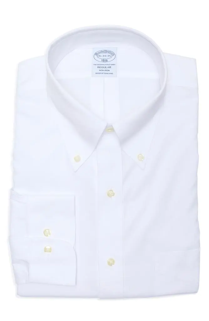 Brooks Brothers Regular Fit Non-Iron Cotton Dress Shirt