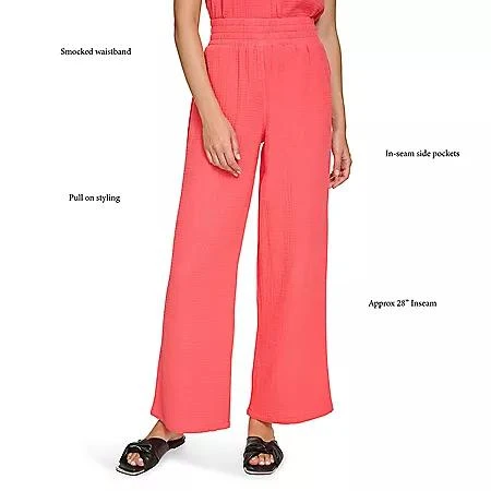 DKNY DKNY Women's Cotton Gauze Pant 3