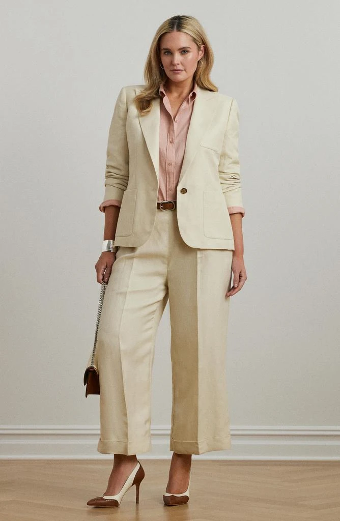 Ralph Lauren Linen Blend Twill Blazer 7