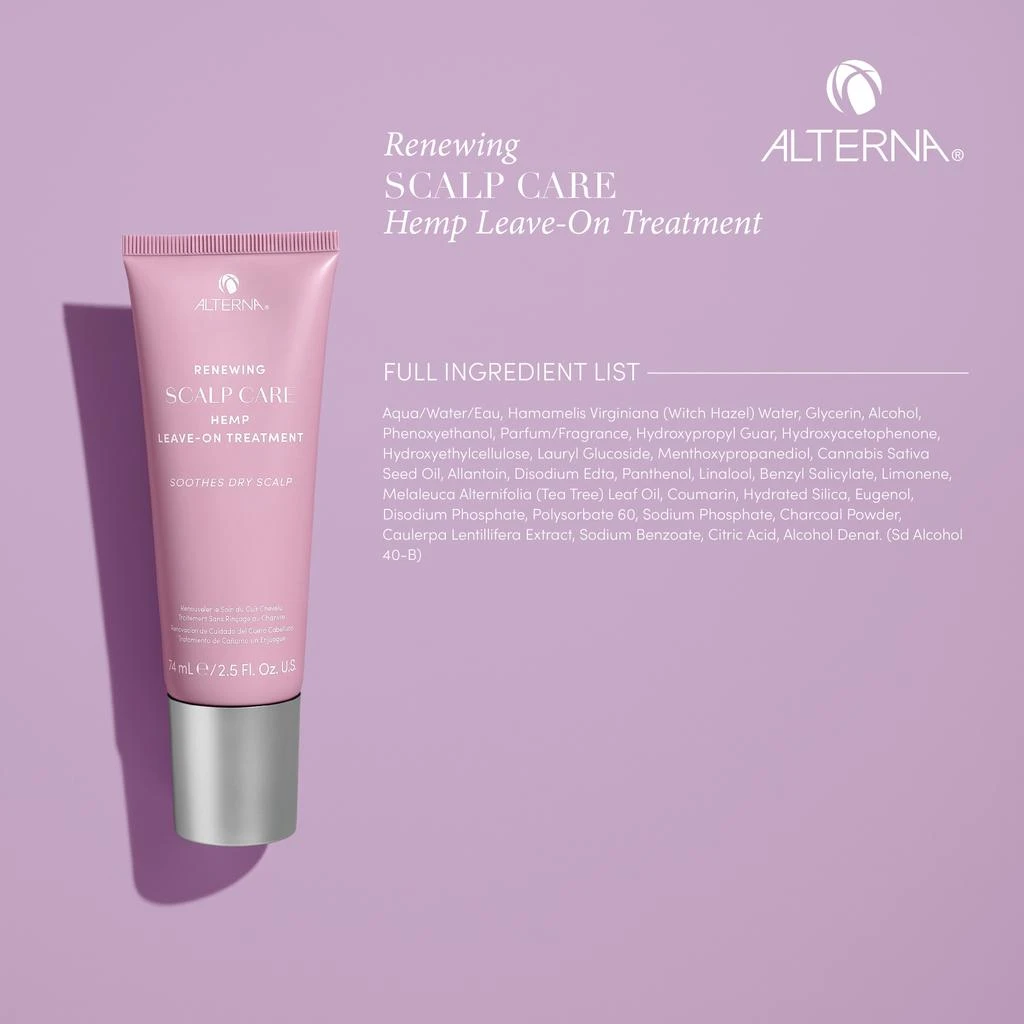 ALTERNA Alterna Renewing Scalp Care Hemp Leave-on Treatment 2.5 oz 8