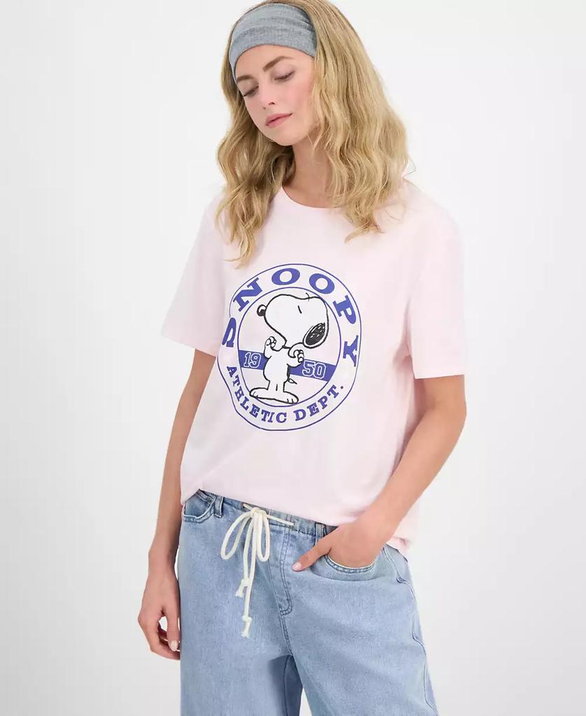 Disney Juniors' Snoopy Athletic Graphic Print T-Shirt
