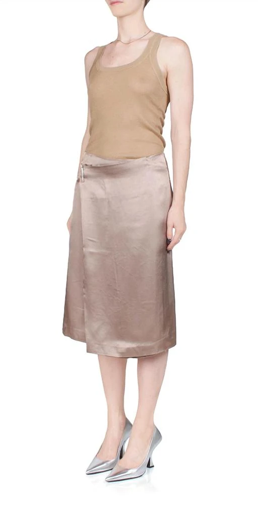 6397 Skinny Rib Cami Top In Sand 2