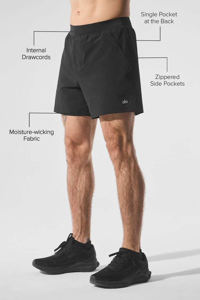 Alo 5" Repetition Short - Black 2